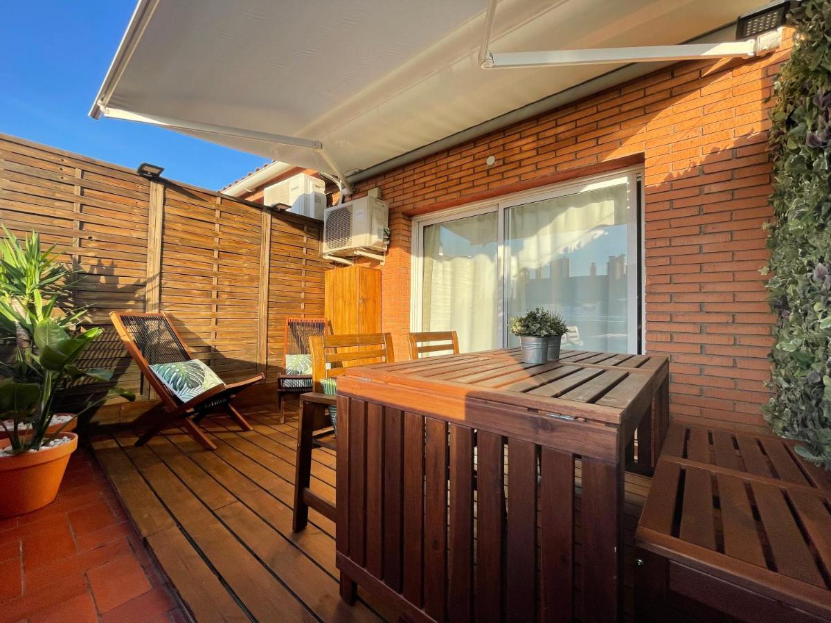 Barcelona Penthouse Private Terrace Sustainable Stay Keyless Access Eksteriør bilde