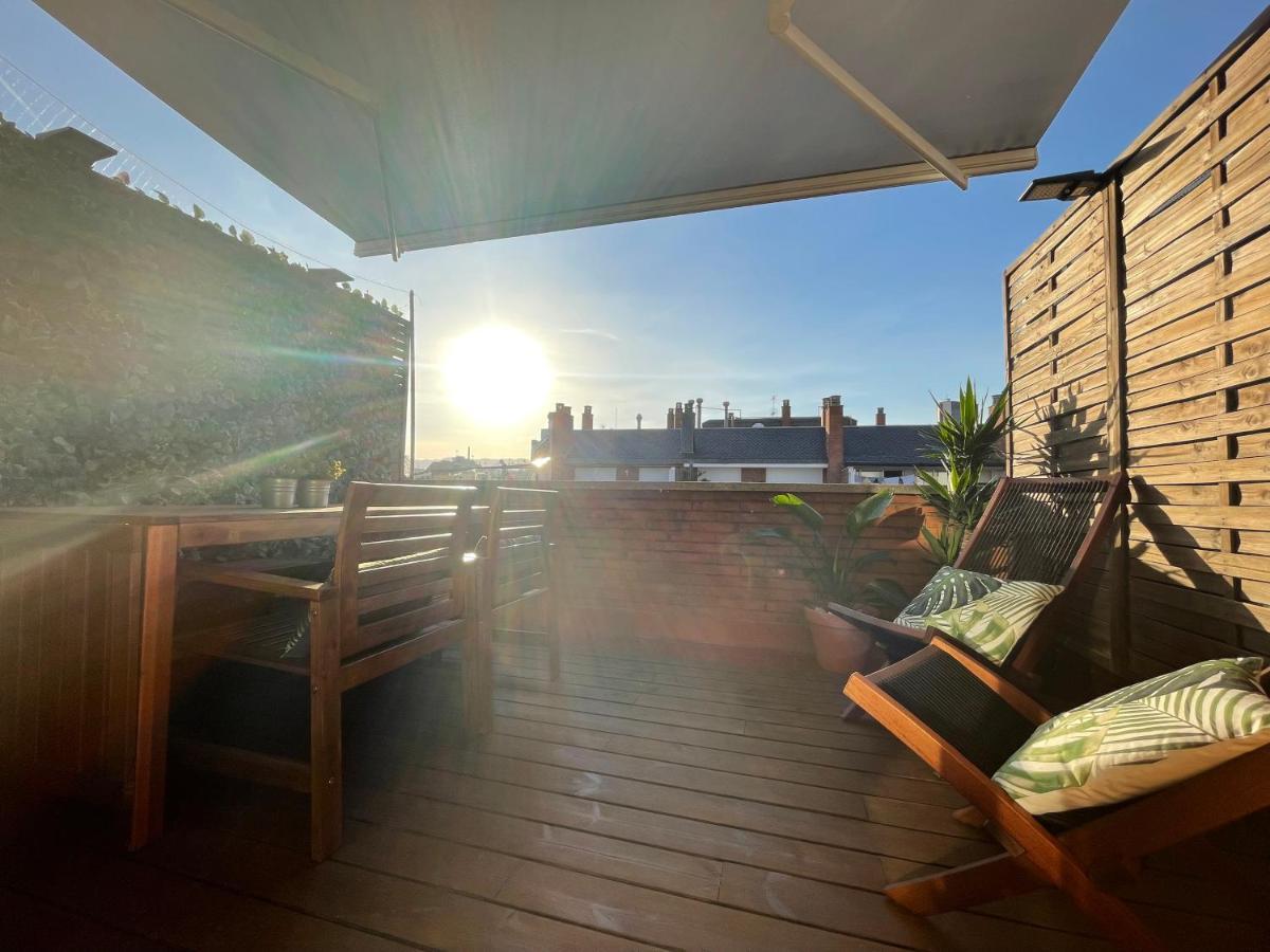 Barcelona Penthouse Private Terrace Sustainable Stay Keyless Access Eksteriør bilde